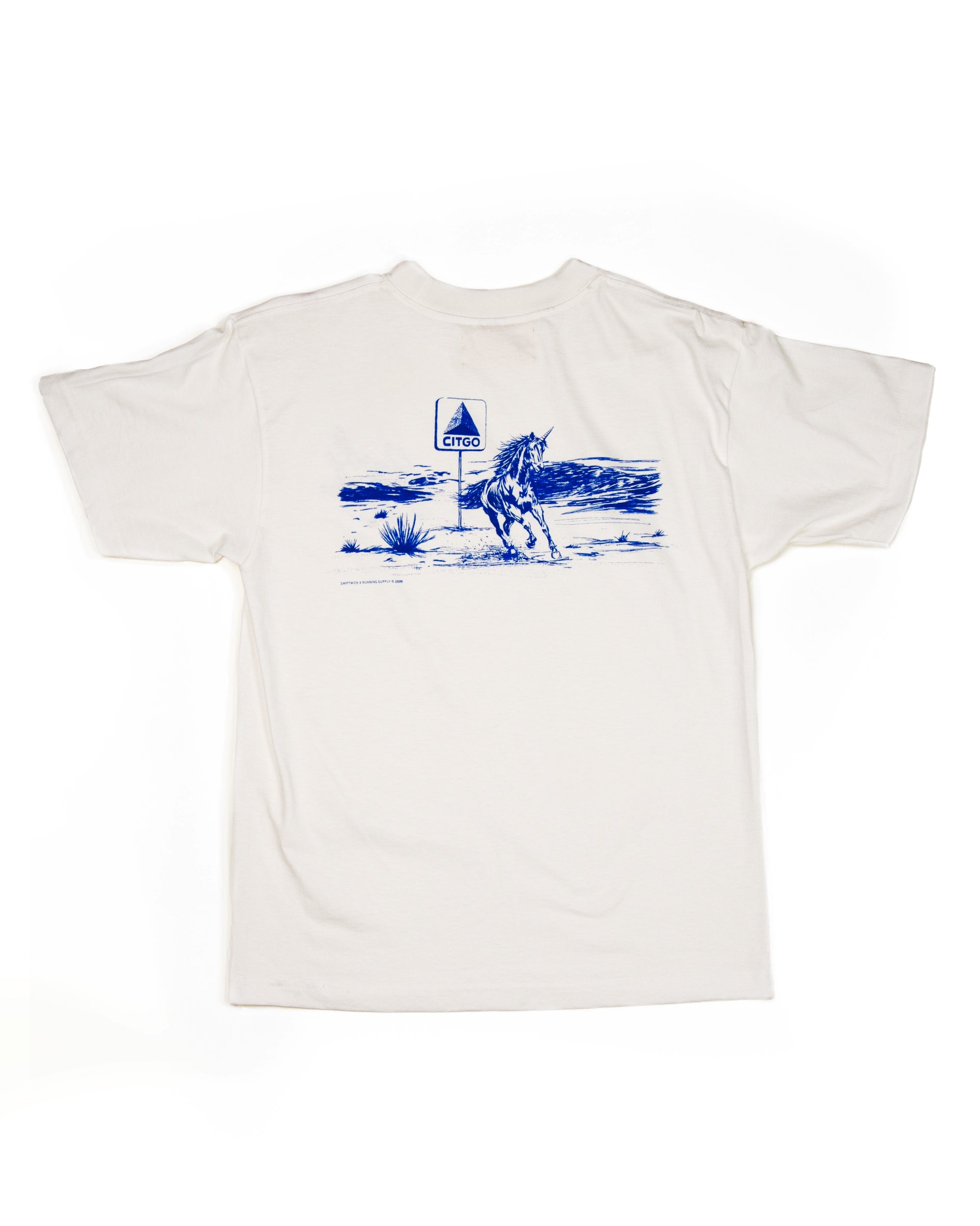 Swiftwick Good Luck Boston T-Shirt - Off White