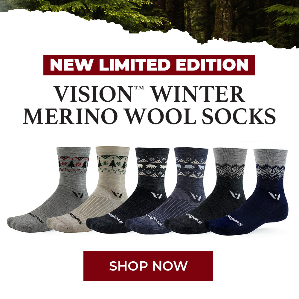 New Limited Edition VISION™ Winter Merino Wool Socks, Shop Now