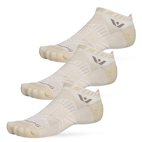 Aspire No Show - Firm Compression Running Socks - Purple Fuchsia