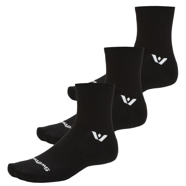Aspire Quarter Crew High - Firm Compression Socks