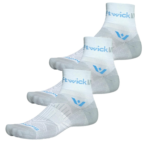 Aspire Quarter Crew - Firm Compression Cycling Socks - Oatmeal Tan