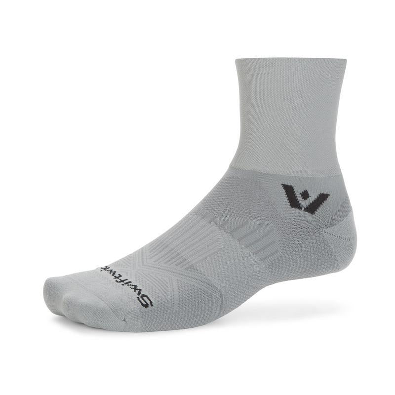 Aspire Quarter Crew High - Firm Compression Socks