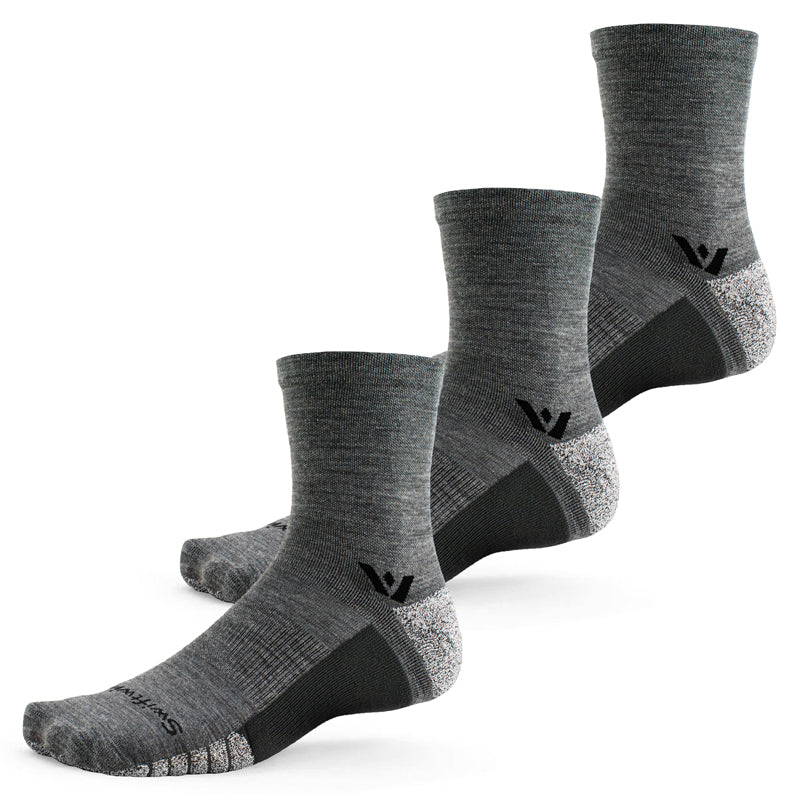 Swiftwick Flite XT Trail Mid-Crew I Hiking and Trail Running Socks