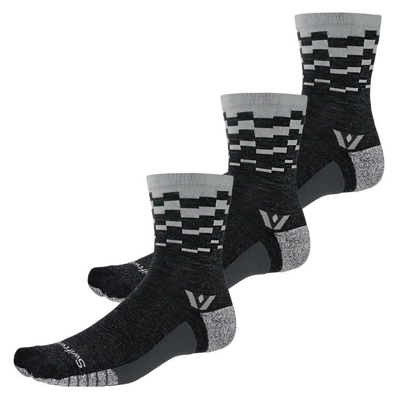 Swiftwick Flite XT Trail Mid-Crew I Hiking and Trail Running Socks