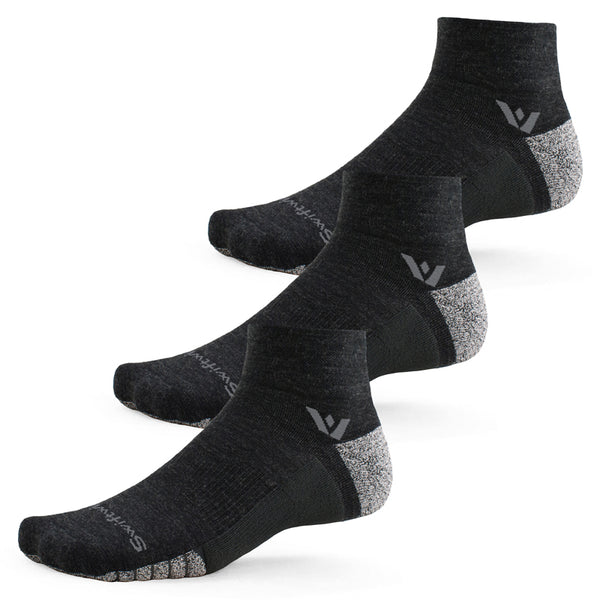 Swiftwick Flite XT Trail Quarter Crew I Hiking and Trail Running Socks