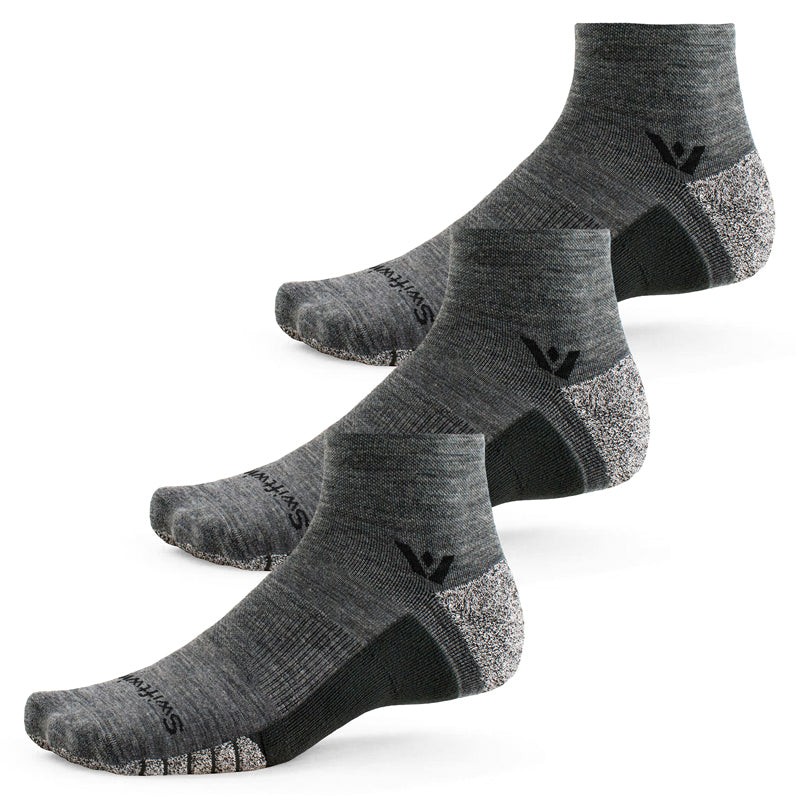 Swiftwick Flite XT Trail Quarter Crew I Hiking and Trail Running Socks