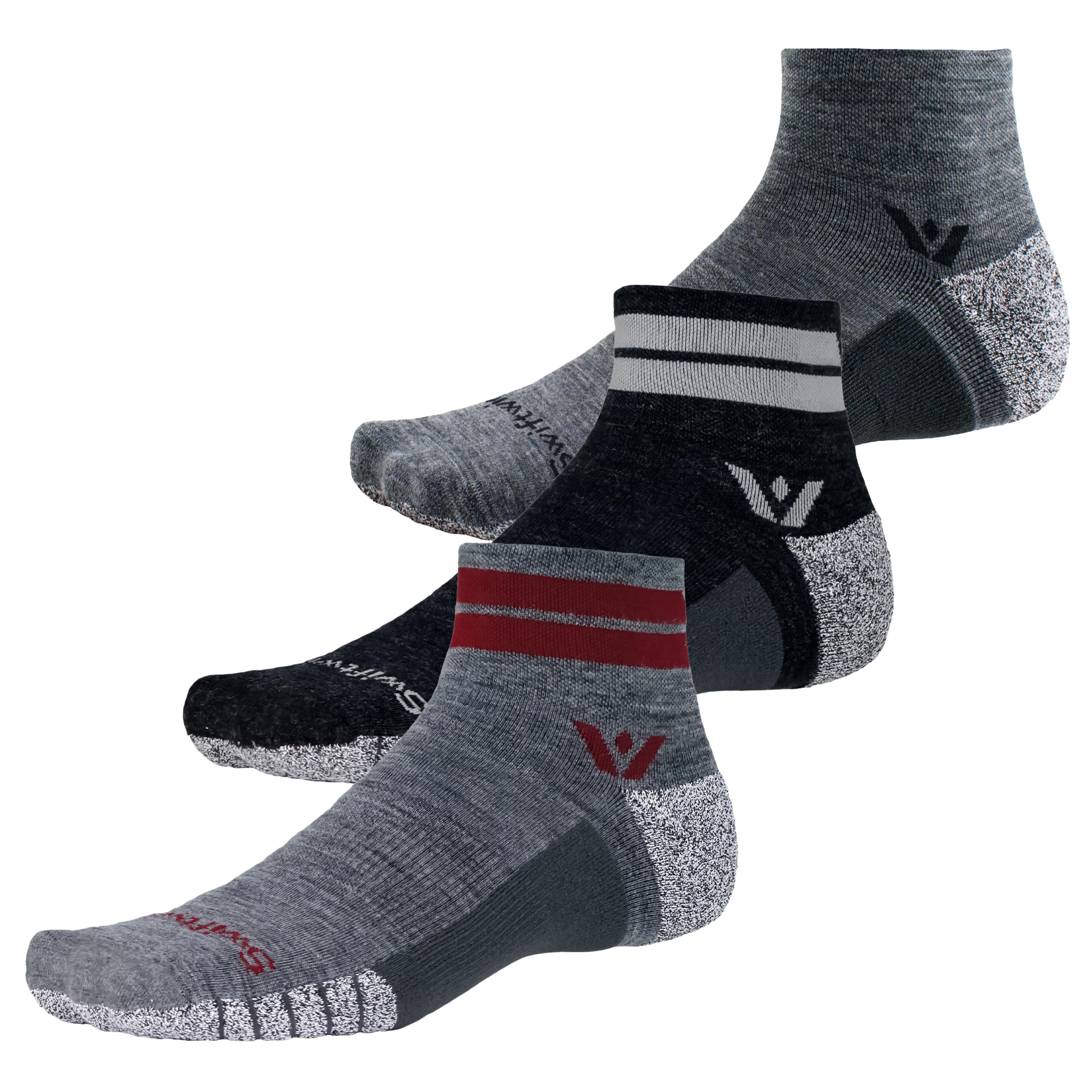 Swiftwick Flite XT Trail Quarter Crew I Hiking and Trail Running Socks