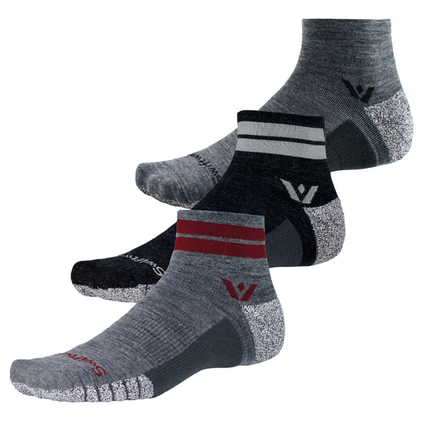 Swiftwick Flite XT Trail Quarter Crew I Hiking and Trail Running Socks