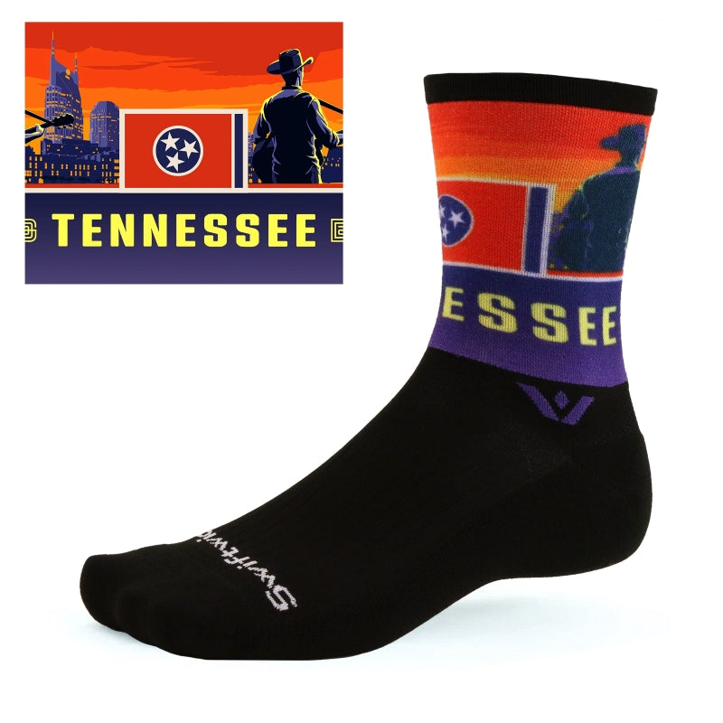 Swiftwick Vision Impression National Parks Crew - Closeout - Tennessee
