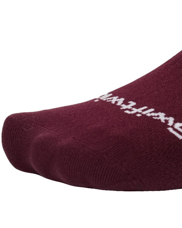 A close-up of a the seamless toe box on the Swiftwick Vision Mid-Crew sock. 