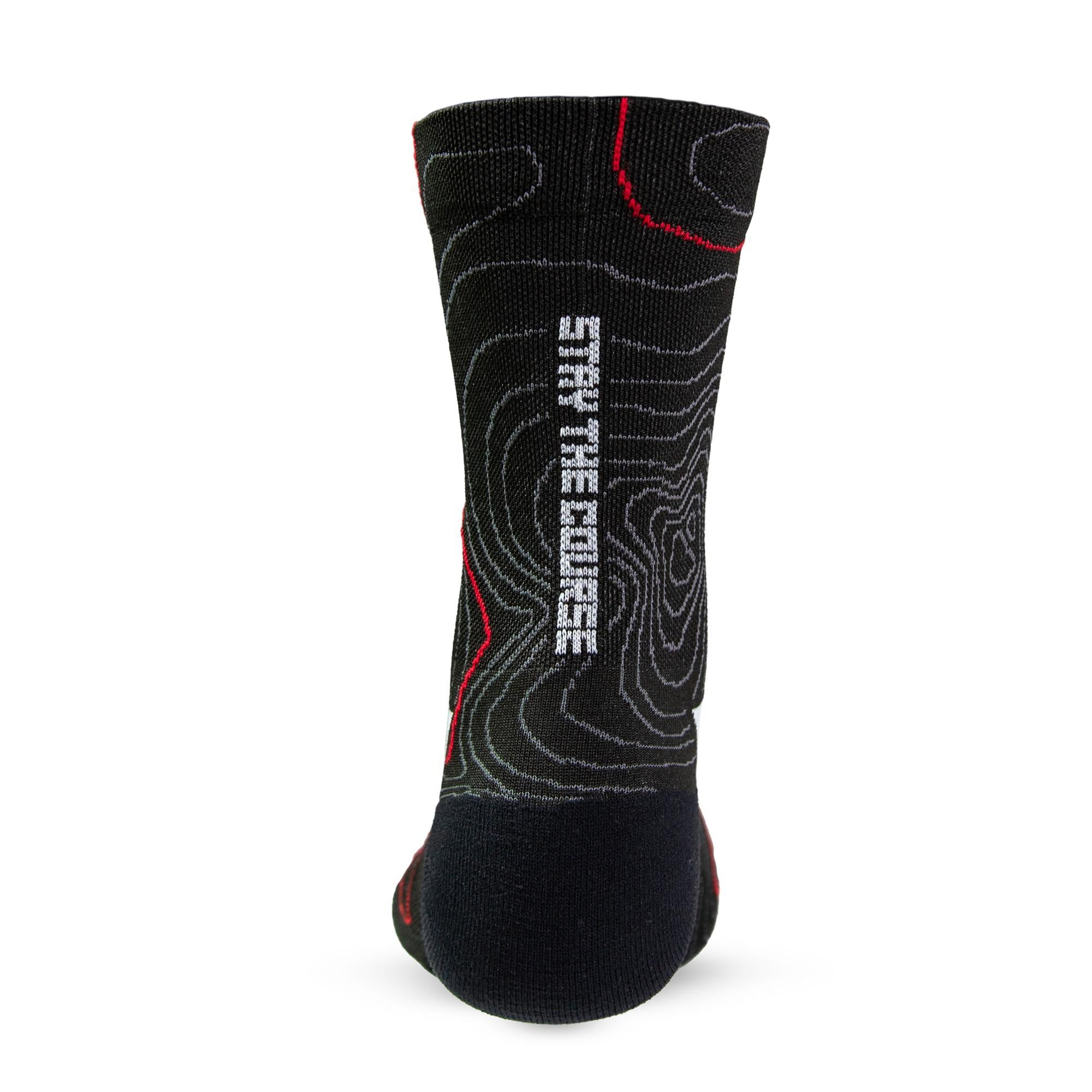 Swiftwick Vision Mid-Crew - Black Red